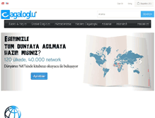 Tablet Screenshot of cagaloglu.com